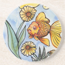 Oranda Extravagant Goldfish Illustration
