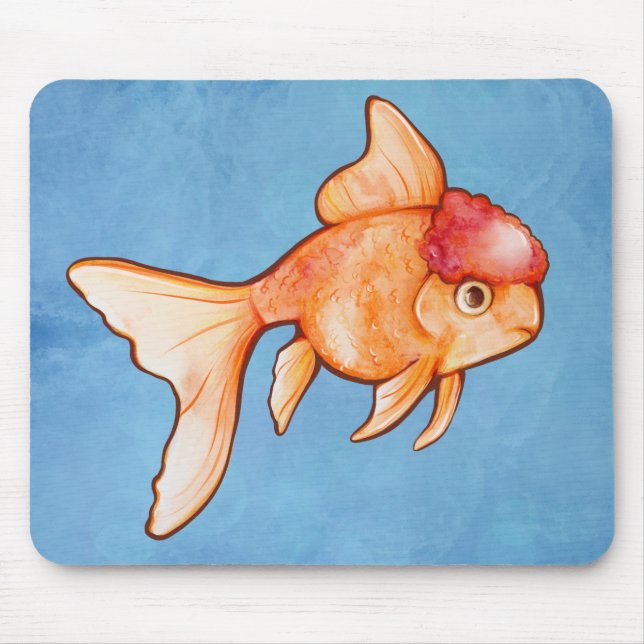 Oranda Goldfish Mousepad (Vorne)