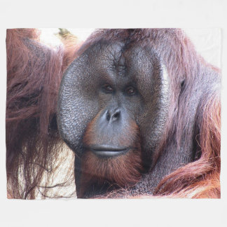 Orang-Utan auf großer Fleece-Decke Fleecedecke