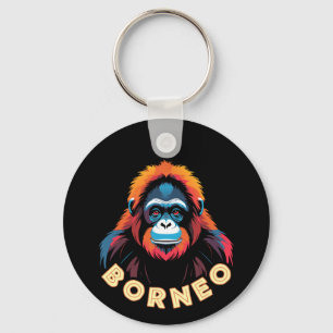 Orang-Utan Borneo Schlüsselanhänger