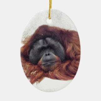 Orang-Utan Keramik Ornament