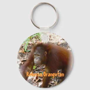Orang-Utan Rebecca in Borneo Schlüsselanhänger