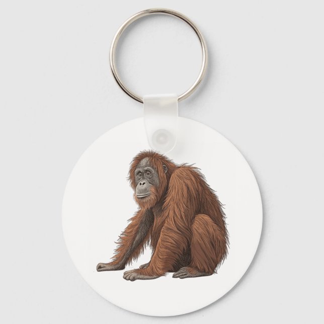 Orang-Utan Schlüsselanhänger (Vorderseite)