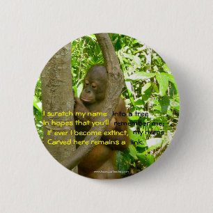 Orang-Utan Tribut Button