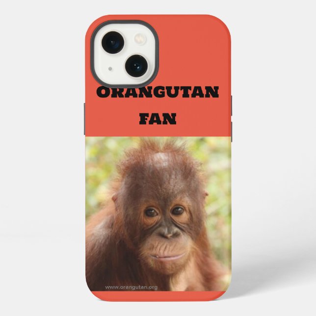 Orang-Utan Trudeau iPhone Hülle (Rückseite)
