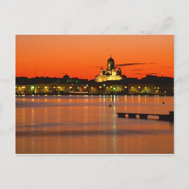Orang wilight, Helsinki, Finnland Postkarte (Vorderseite)