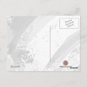 Orange 40 Decade Geburtstag Postkarte