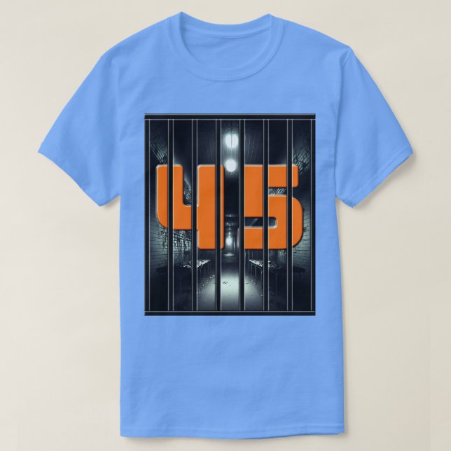 Orange 45 Behind Bars T-Shirt (Design vorne)