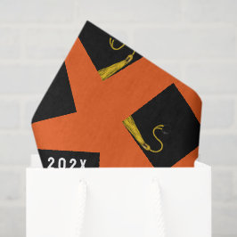 Orange Abschluss Tissue Paper Seidenpapier