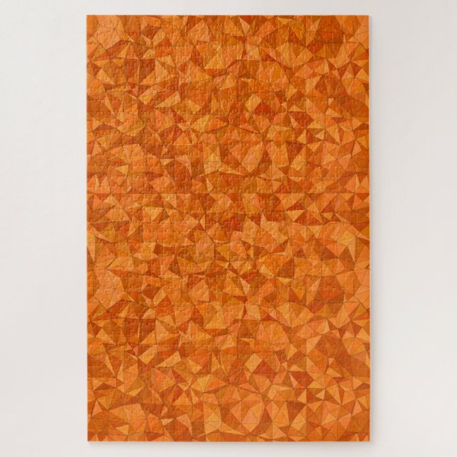 Orange abstract jigsaw puzzle (Vertical)