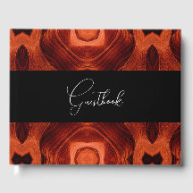 Orange Abstrakt Pattern Wedding