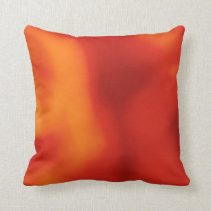 Orange abstraktes kissen