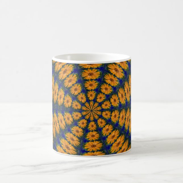 Orange African Daisy Tasse (Mittel)