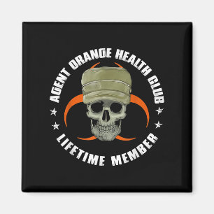 Orange Agent Health Club Lifetime Mitglied Vietnam Magnet