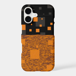 Orange Alert Floor abstrakt Halloween Black Box Ca