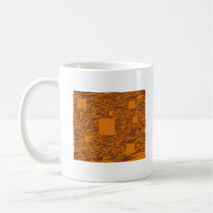 Orange Alert Floor abstrakte Halloween-Blackbox Kaffeetasse