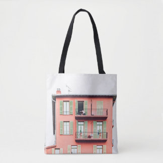 ORANGE AND GREEN 4-STOREY BUILDING TASCHE