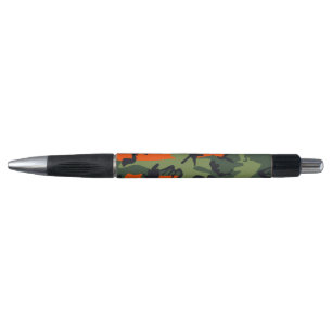 Orange and Green Camouflage, Militär, Armee Kugelschreiber