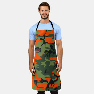 Orange and Green Camouflage, Militär, Armee Schürze