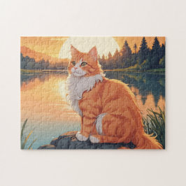 Orange and White Cat