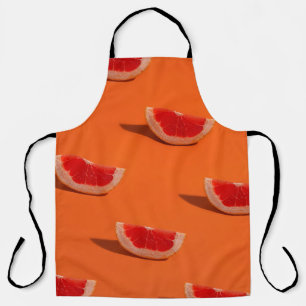 ORANGE AND WHITE FLORAL TEXTILE SCHÜRZE