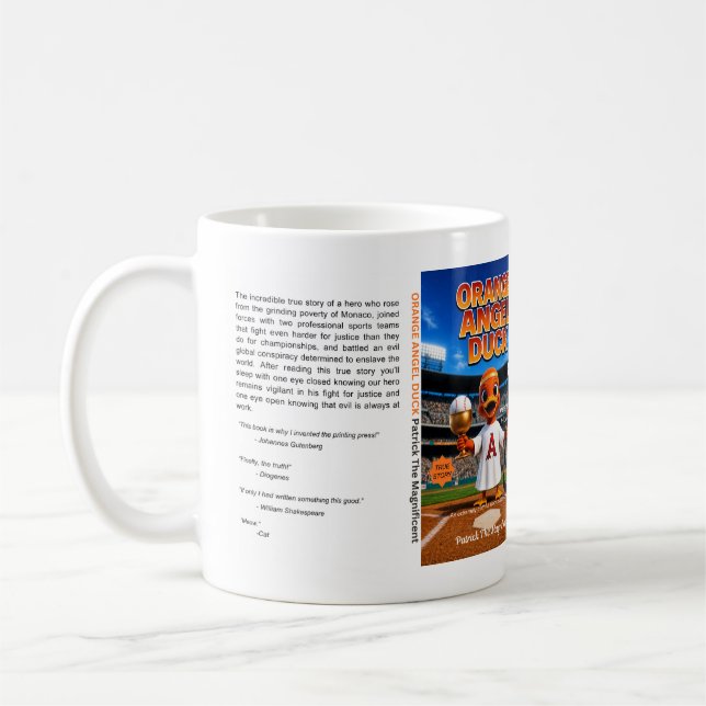 ORANGE ANGEL DUCK Tasse (Links)