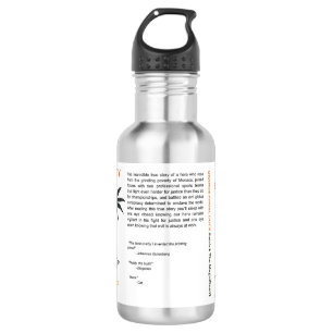 Orange Angel Enten Wasserflasche mit Orange County