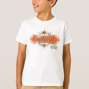 Orange Art Deco Obliviate Zaubergraphie T-Shirt