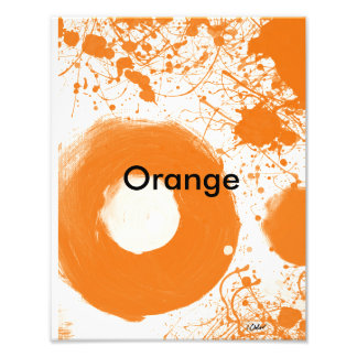 Orange Art Print Fotodruck