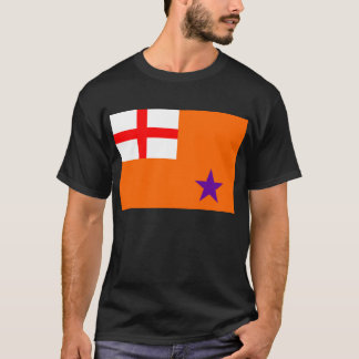 Orange Auftragsflagge T-Shirt
