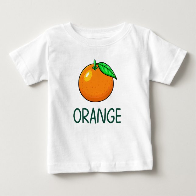 Orange Baby T-shirt (Vorderseite)