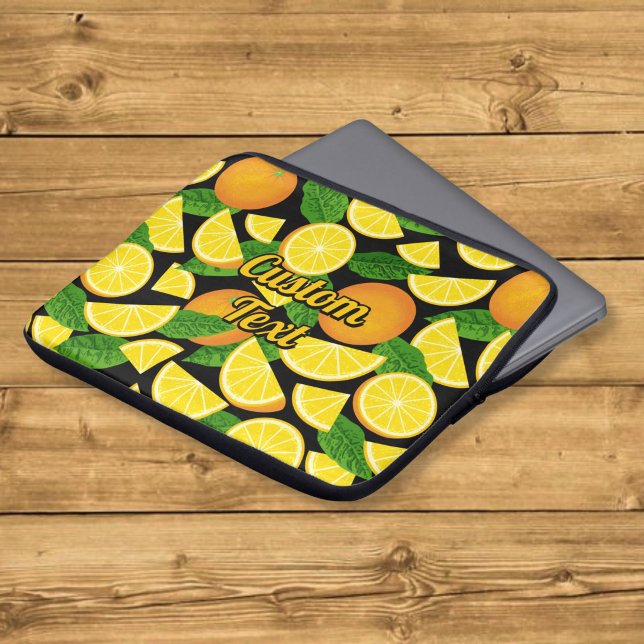 Orange Background Laptopschutzhülle (Von Creator hochgeladen)