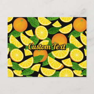 Orange Background Postkarte