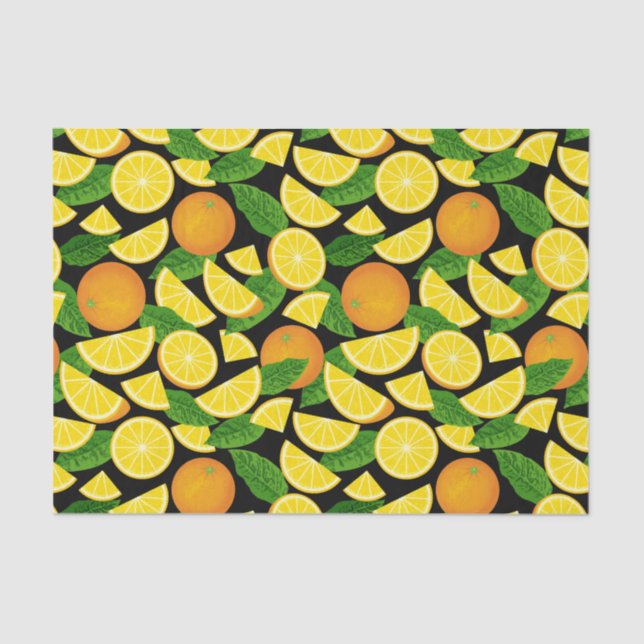 Orange Background Seidenpapier (Vorderseite)