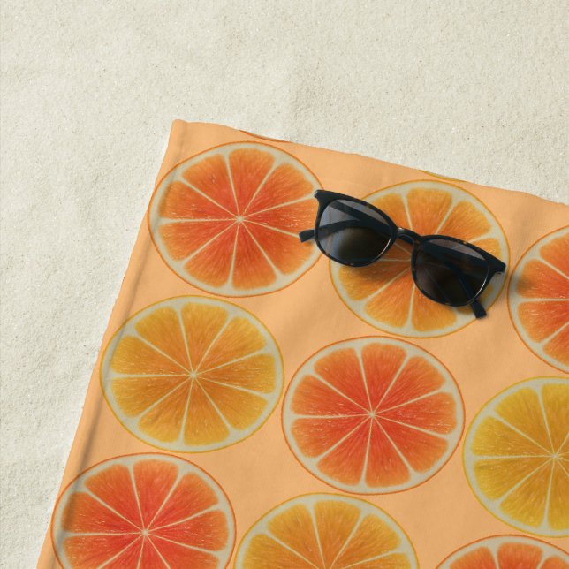 Orange Badetuch (Beispiel)