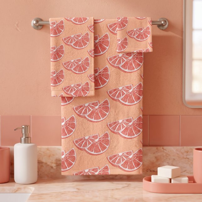 Orange Badhandtuch Set (Von Creator hochgeladen)