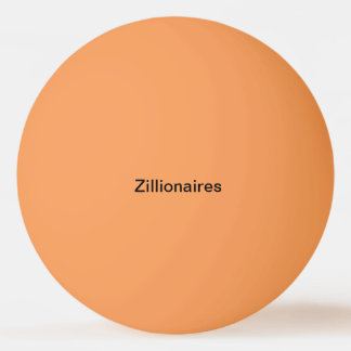 orange Ball pong Klingeln der Zillionaires Tischtennisball