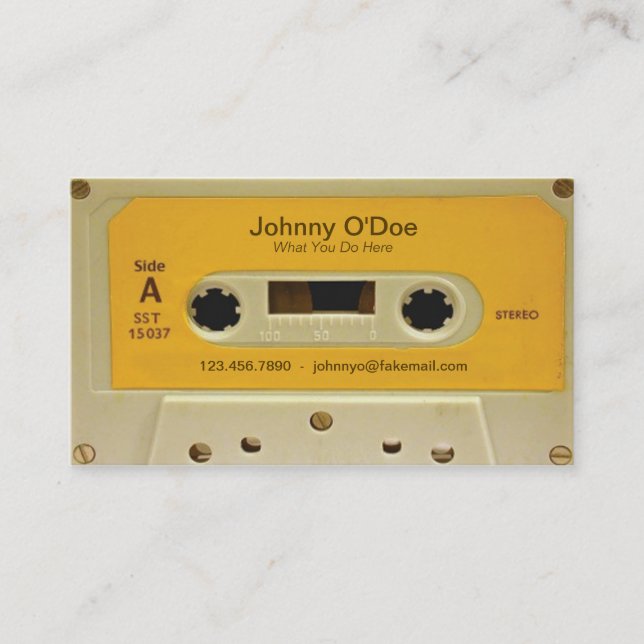 Orange Band Visitenkarte (Vorderseite)