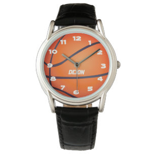 Orange Basketball Athletic Armbanduhr
