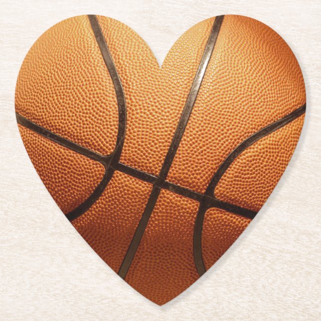 Orange Basketball, Untersetzer (Vorderseite)