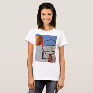 Orange Basketball wird Punkte sammeln. T-Shirt