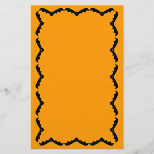 Orange Bat Stationery Briefpapier