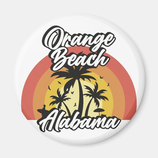 Orange Beach, Alabama Magnet (Vorne)