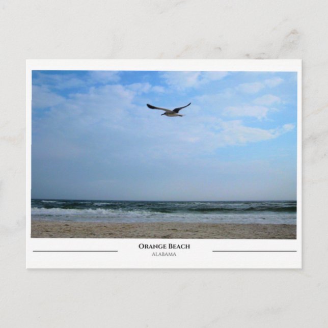 Orange Beach Alabama Postkarte (Vorderseite)