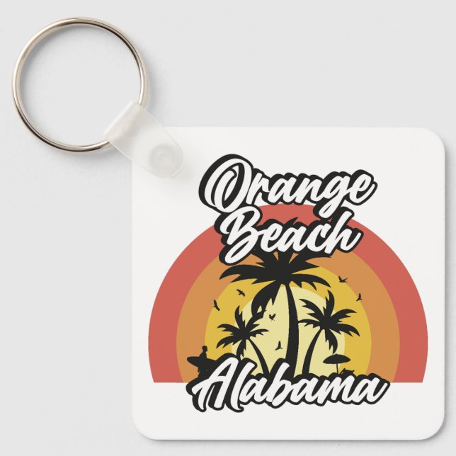 Orange Beach, Alabama Schlüsselanhänger (Vorderseite)