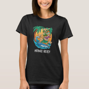 Orange Beach Alabama Surfing Tiki Beach Urlaub m T-Shirt