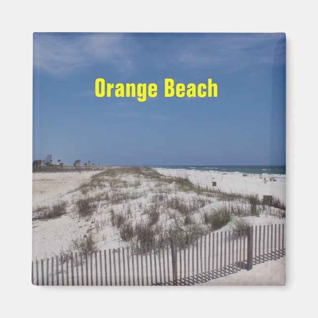 Orange Beach-Magnet Magnet (Vorne)