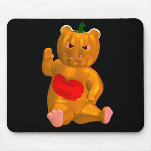 Orange Bear Mousepad
