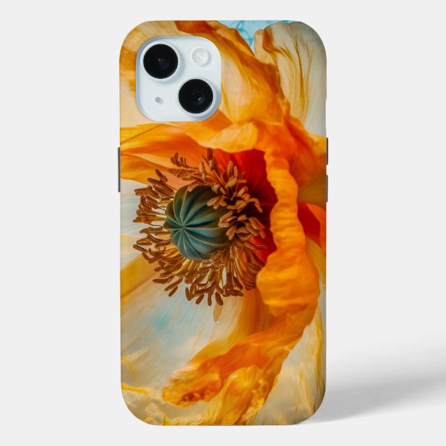 Orange Beauty Case-Mate iPhone Hülle (Rückseite)