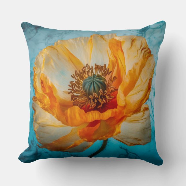 Orange Beauty Kissen (Vorderseite)